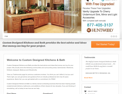 Custom Designed Kitchen & Bath